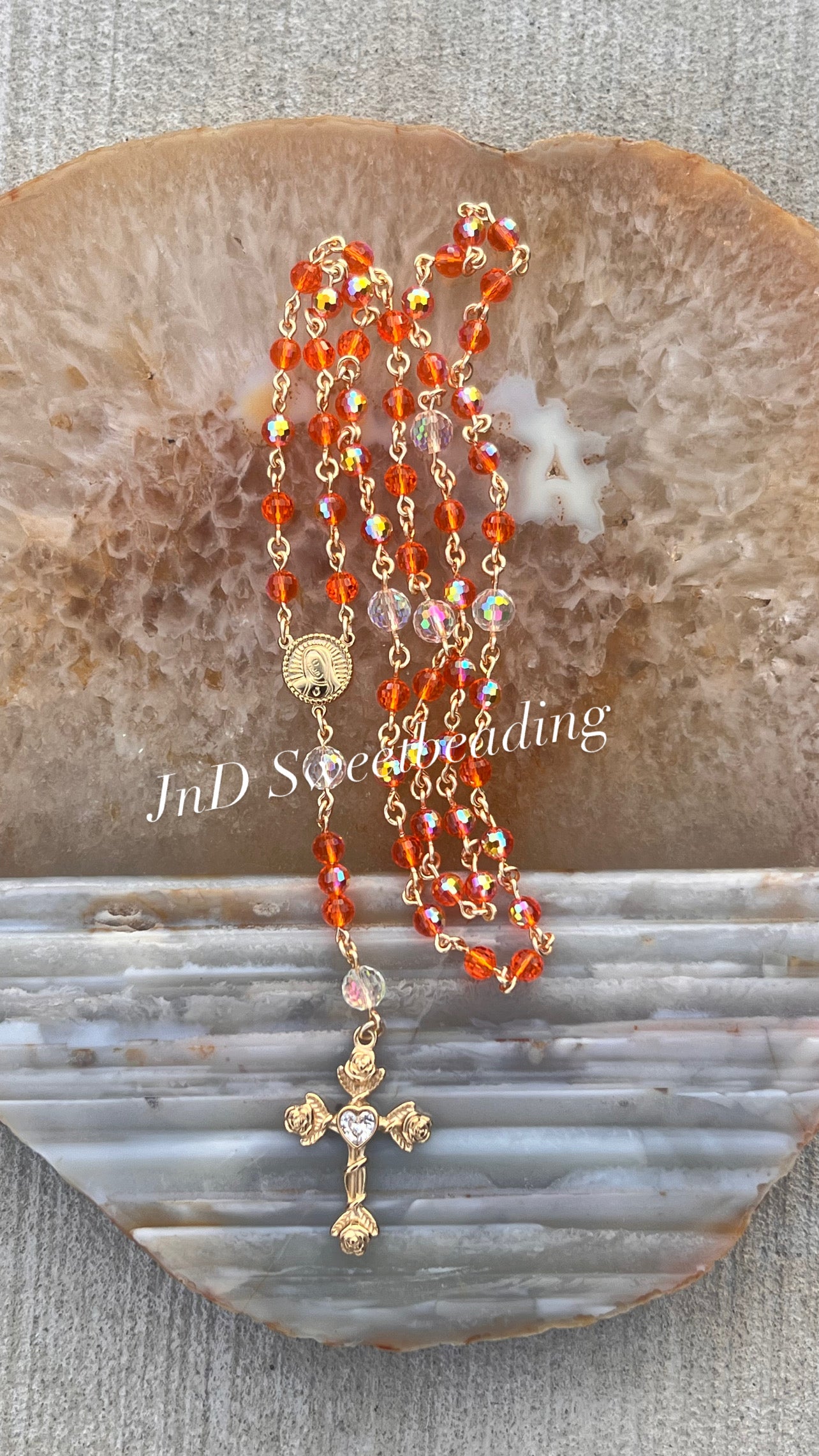 Sunlit Prayer Rosary