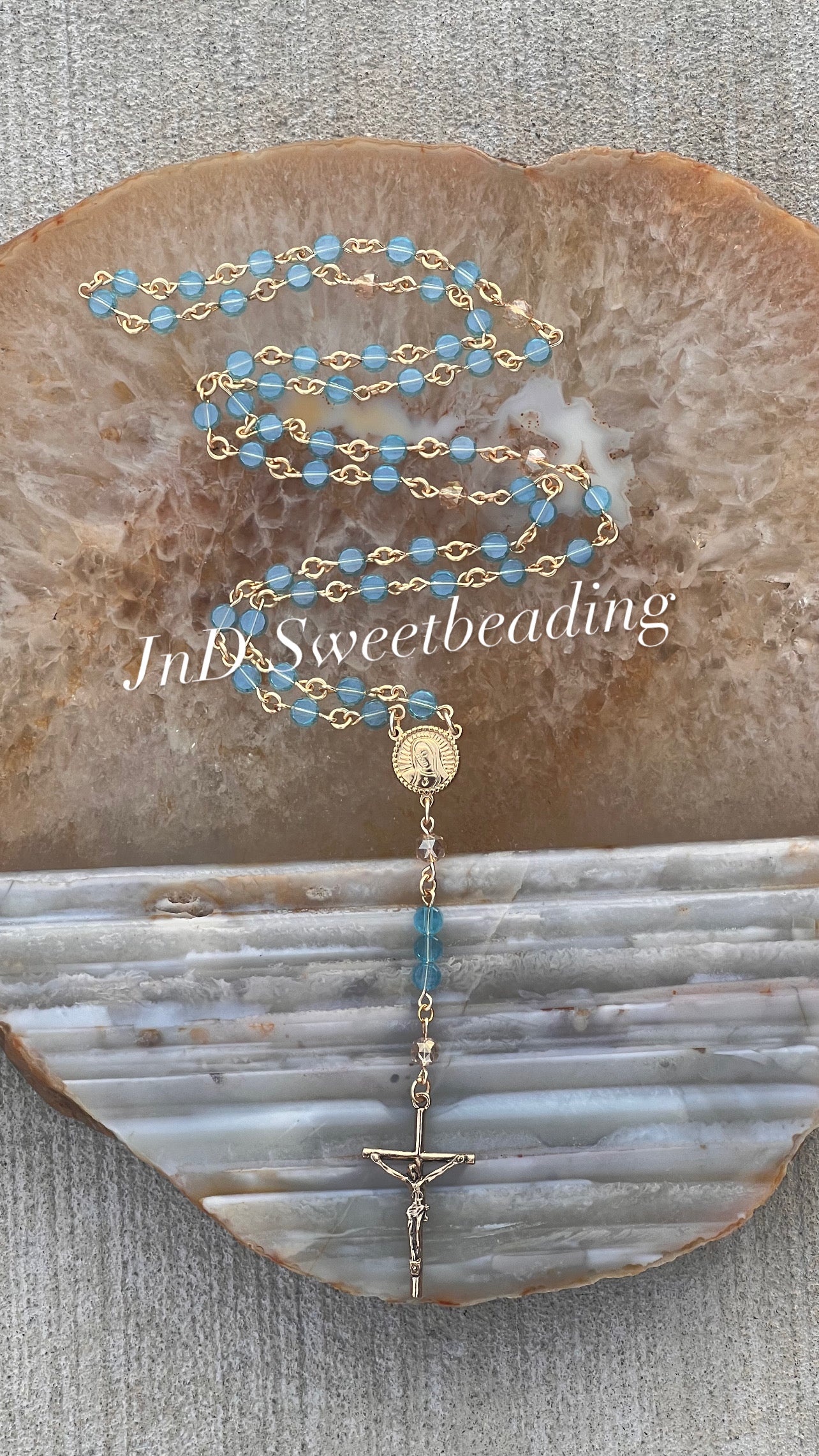 Heavenly Blue Rosary