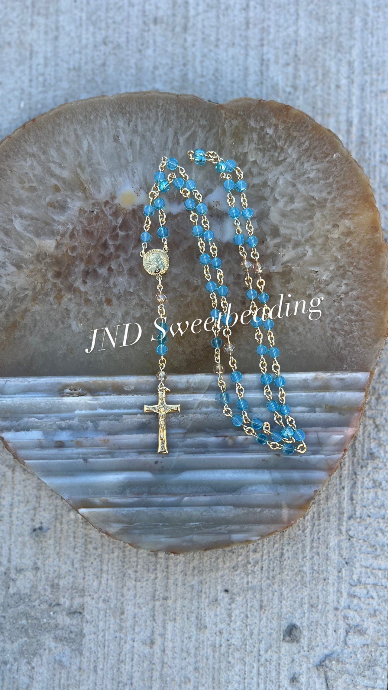Heavenly Blue Rosary
