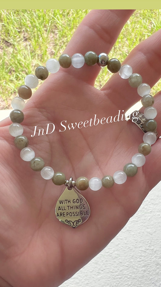 “With GOD All things are possible”.