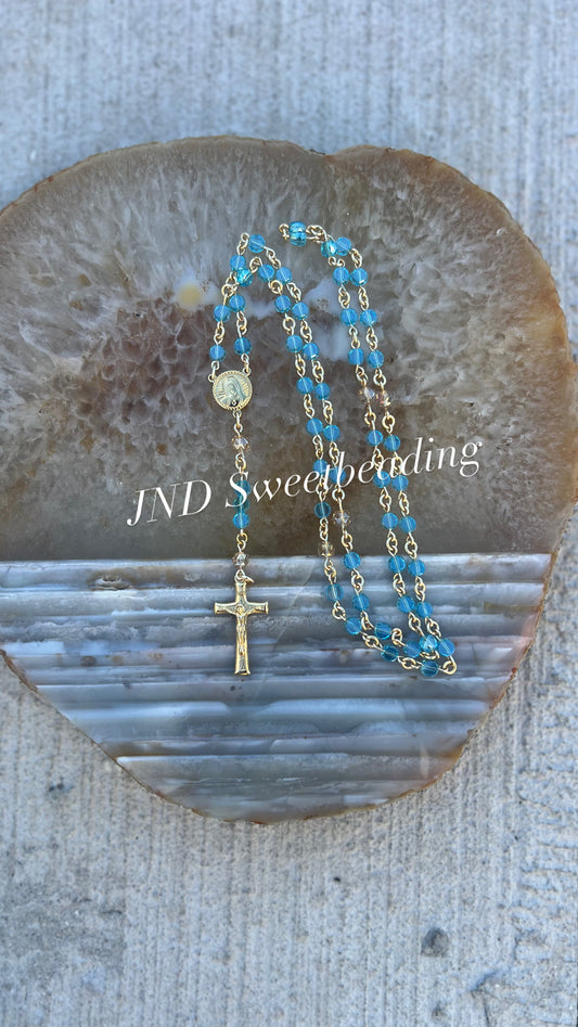 Heavenly Blue Rosary